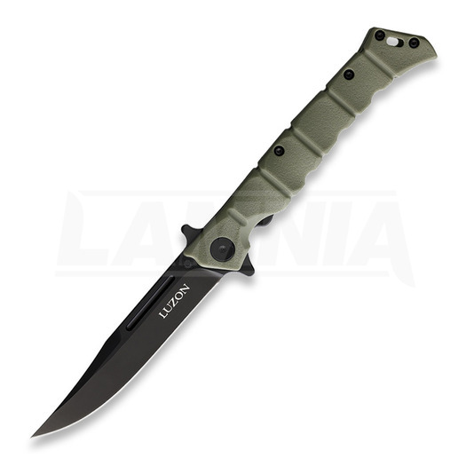Zavírací nůž Cold Steel Medium Luzon Black, zelená CS20NQLODBK