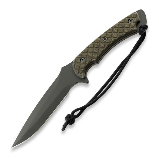 Spartan Blades Ares, Black/Green, Black Kydex