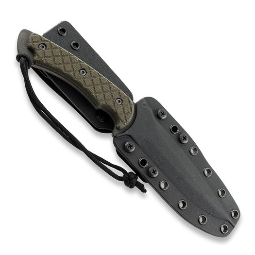 Spartan Blades Ares, Black/Green, Black Kydex