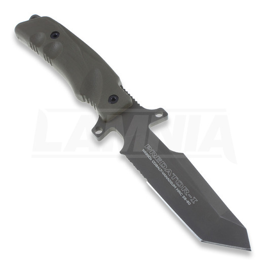 Fox Knives Predator I 칼, tanto, 톱니 모양 칼날 FX-P1B