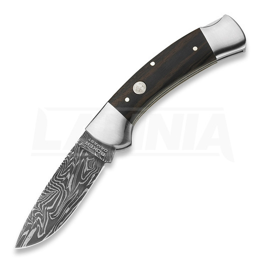 Coltello pieghevole Böker Special Run Explosionsdamast Makassar 114000DAM