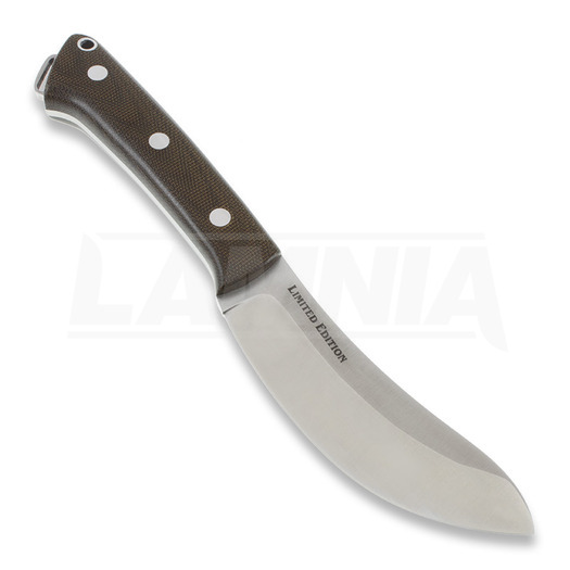 Κυνηγετικό μαχαίρι Bark River Wolf River, Green Canvas Micarta