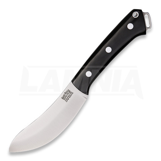 Bark River Wolf River jaktkniv, Black Canvas Micarta