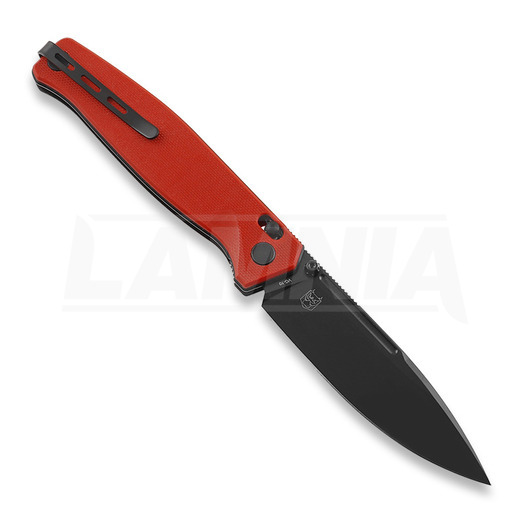 RealSteel Huginn összecsukható kés, Red/Black 7652RB