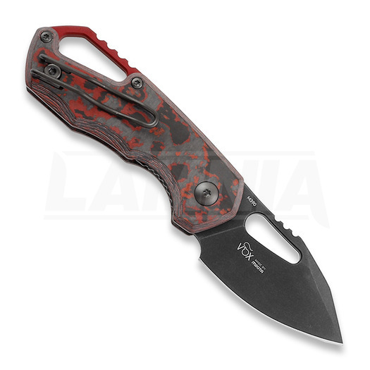 MKM Knives Isonzo Clip Point BW folding knife, Lava Flow CF MKFX03-3CLD