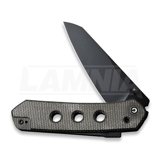 CIVIVI Vision FG, Dark Green Canvas Micarta C22036-3