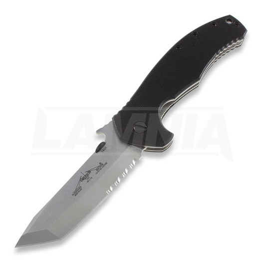 Coltello pieghevole Emerson Roadhouse, dentatura lama