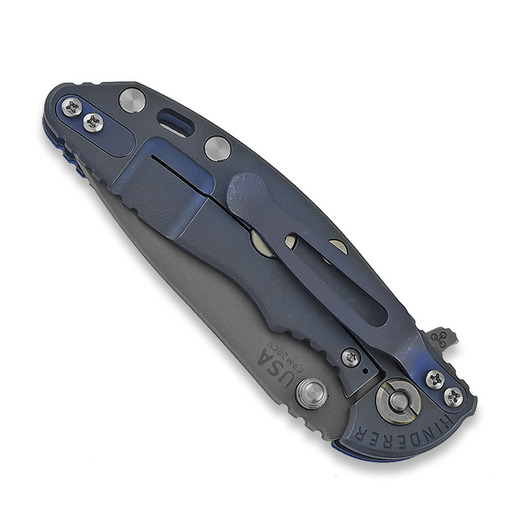Zavírací nůž Hinderer 3.0 XM-18 Spanto Tri-Way Battle Blue Translucent Green G10