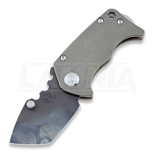 Medford Panzer Ti összecsukható kés, flamed blade, Ti bronze