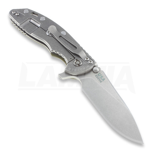 Πτυσσόμενο μαχαίρι Hinderer XM-18 3,5" Slicer, λαδί