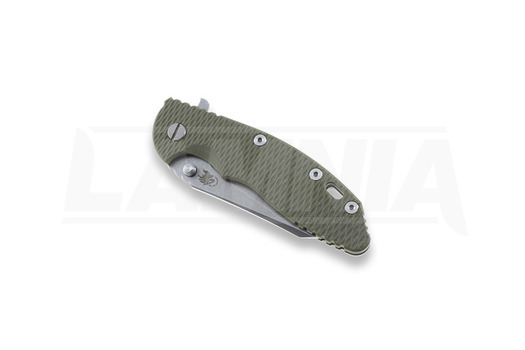 Hinderer XM-18 3,5" Wharncliffe O.D. Green G10 foldekniv