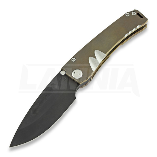 Medford Marauder סכין מתקפלת, PVD blade, Bronze TI