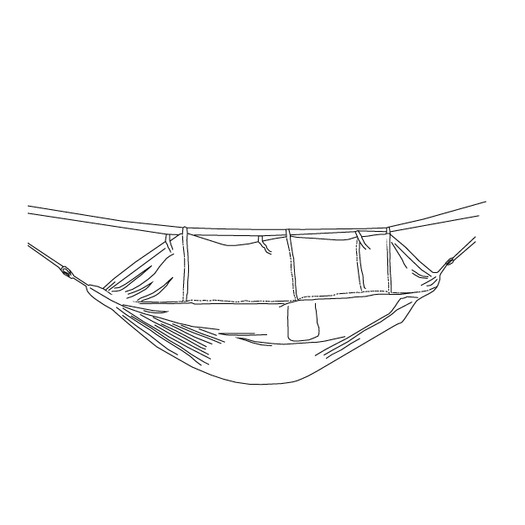 Retki Hammock with mosquito net