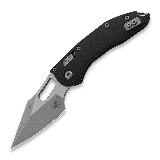 Microtech Stitch Fluted Black G10 foldekniv, Apocalyptic blade 169RL-10APFLGTBK