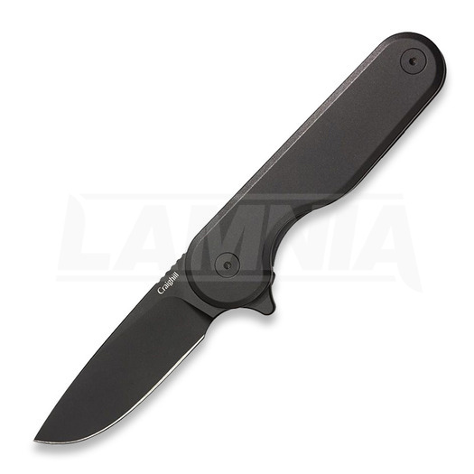 Craighill Rook Framelock Vapor Black folding knife