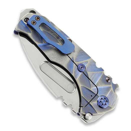 Medford Praetorian T, S45VN Tumbled Tanto, Stained Glass-Blue