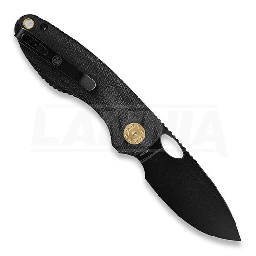 Vosteed Acorn Linerlock Black Micarta Taschenmesser