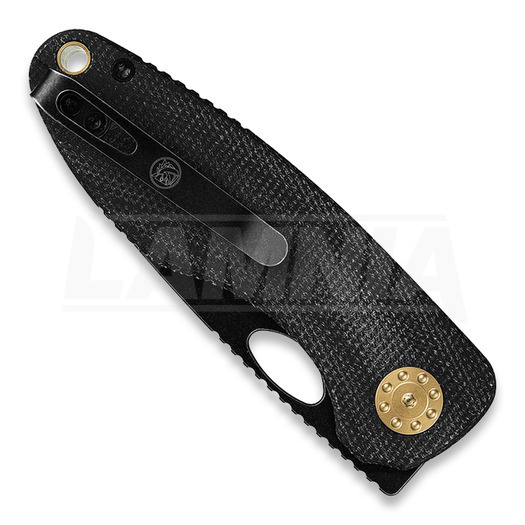 Vosteed Acorn Linerlock Black Micarta Taschenmesser