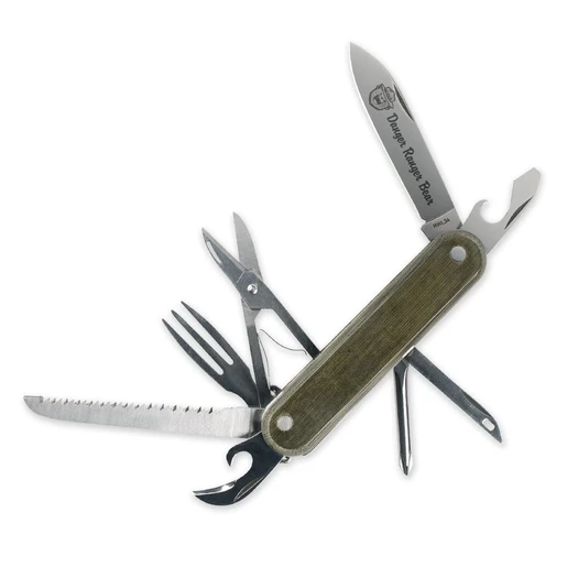 Prometheus Design Werx DRB Scout Knife Linen Micarta RL 복합공구