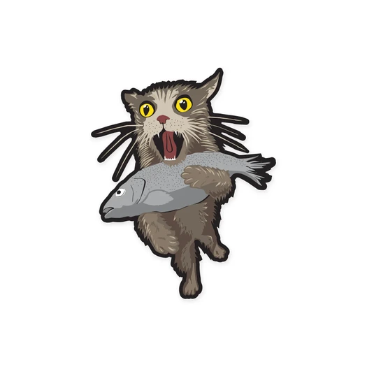 Prometheus Design Werx Go Cat Go Sticker