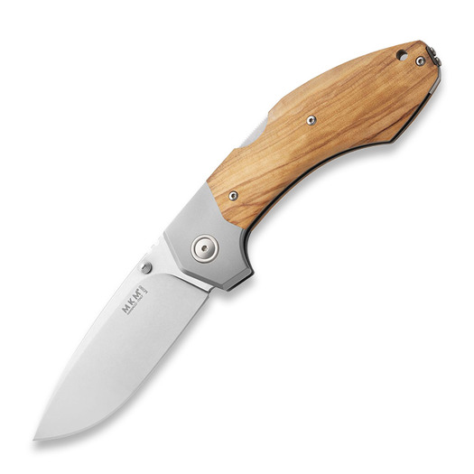 MKM Knives Hero - Satin - Olive Wood összecsukható kés MKHR-OT