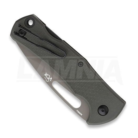 Складной нож MKM Knives LOV - Top Shield Tan - FRN, зелёный MKLV-PGR