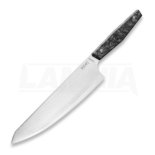 Nóż kuchenny MKM Knives Gyuto - Takefu Damascus - Dark Matter CF MKPRGY-CFD