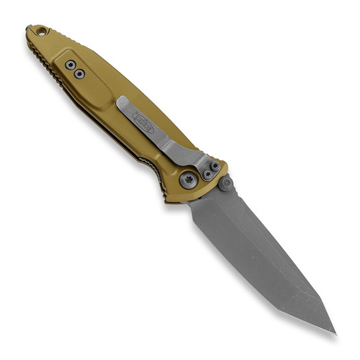 Microtech Socom Elite T/E Apocalyptic kääntöveitsi, tan 161-10APTA