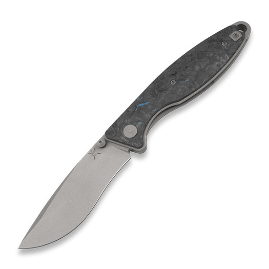 Bastards Knives Venator Folder, Blue FatCarbon