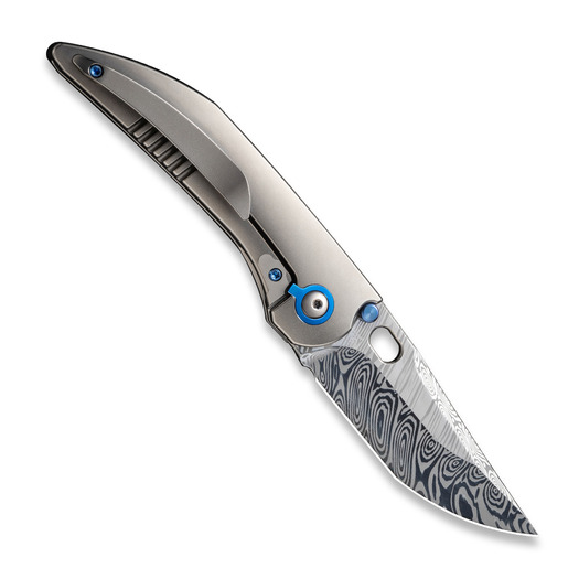 We Knife Attor Damasteel, Polished BB Ti/Timascus WE23037-DS1