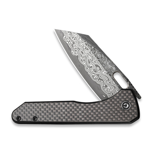 CIVIVI Nugz Damascus, Twill Carbon Fibre C23060-DS1