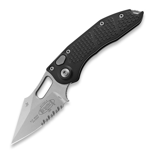 Microtech Stitch Auto S/E Stonewashed Taschenmesser, combo edge 169-11