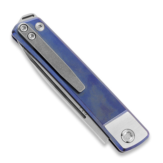 Medford Gentleman Jack-2, Tanto, Blue w/Silver Bolsters