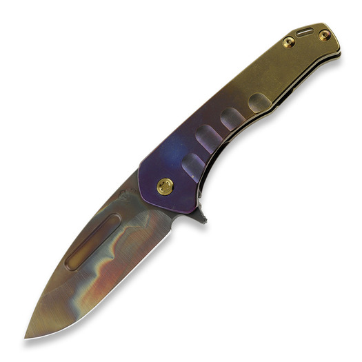 Medford Praetorian Slim Flipper, S35VN Vulcan DP, Brz-Vio Fade