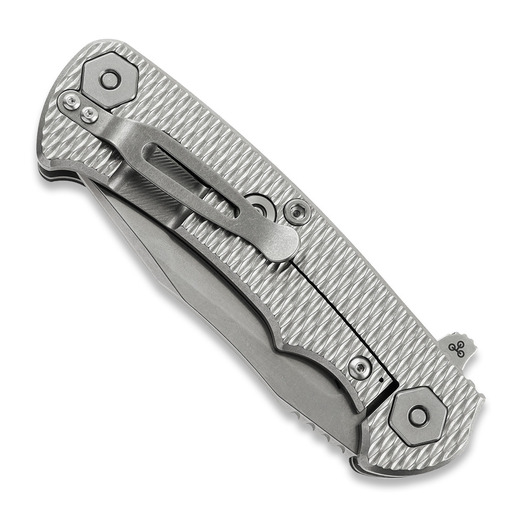 Hinderer Project X S45VN Clip Point Tri-Way Stonewash Black G10 kääntöveitsi