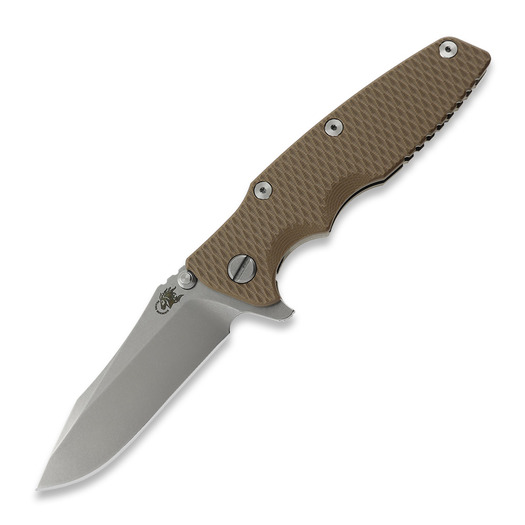 Nóż składany Hinderer Eklipse 3.5 S45VN Spearpoint Tri-Way Stonewash FDE G10