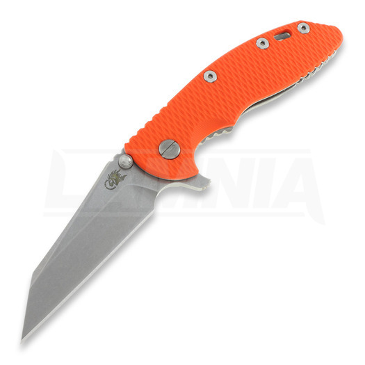 Coltello pieghevole Hinderer XM-18 3,5" Wharncliffe Gen IV, arancione