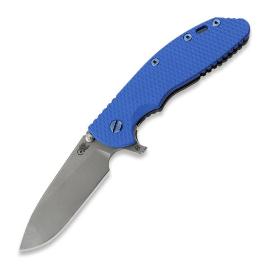 Nóż składany Hinderer XM-24 4.0 S45VN Slicer Hollow Tri-Way Battle Blue, Blue G10