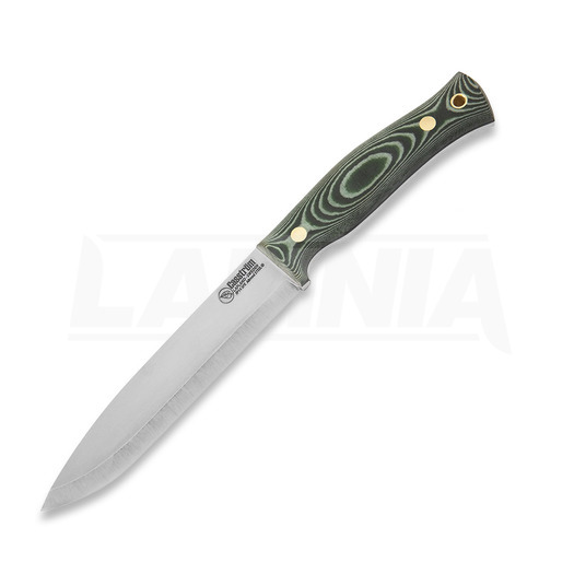 Cuchillo Casström No.14 SFK Green Micarta. left 13403SFK-L