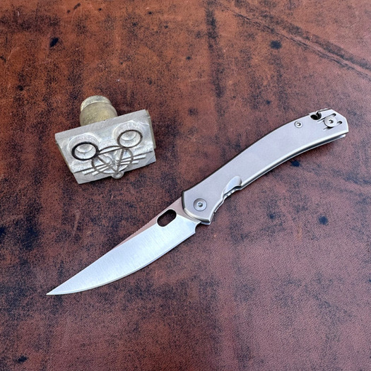 GiantMouse ACE Bleecker foldekniv, Titanium