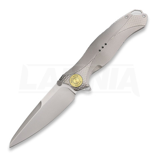 KARBON Buck Horn Framelock Ti סכין מתקפלת