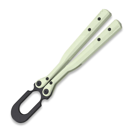 Coltello a farfalla per allenamento Flytanium U.F.O. Flipping Object - Glow in the Dark