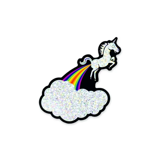 Prometheus Design Werx Rainbow Unicorn Sticker