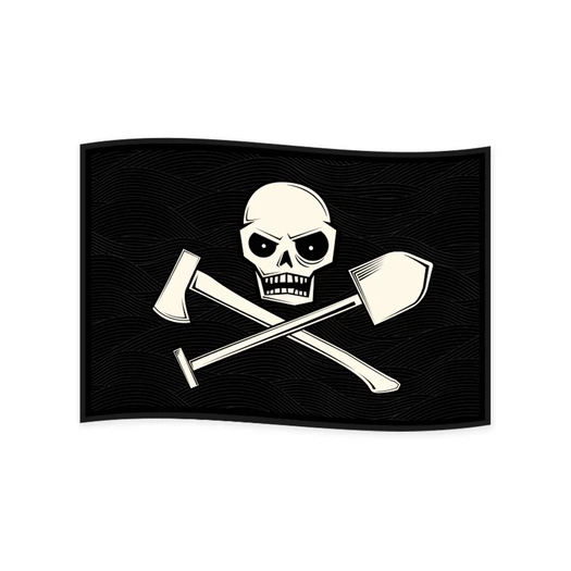 Prometheus Design Werx Jolly Roger Overland Sticker