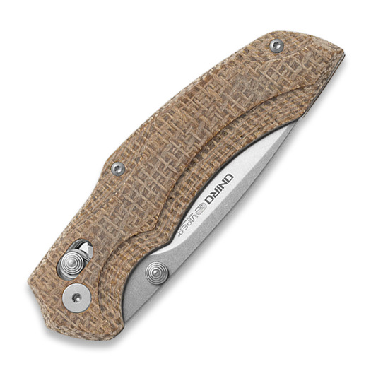 Πτυσσόμενο μαχαίρι Viper Oniro - Stonewashed - Canvas Micarta, Brown burlap V6012IM