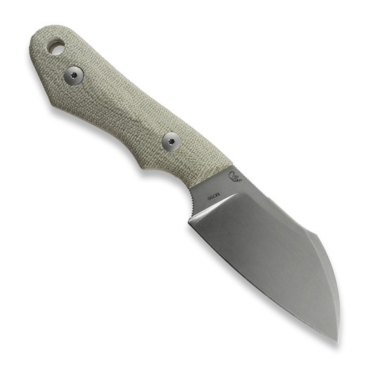 Viper Handy 2 - Stonewashed - Canvas Micarta kniv, grønn VT4050CG