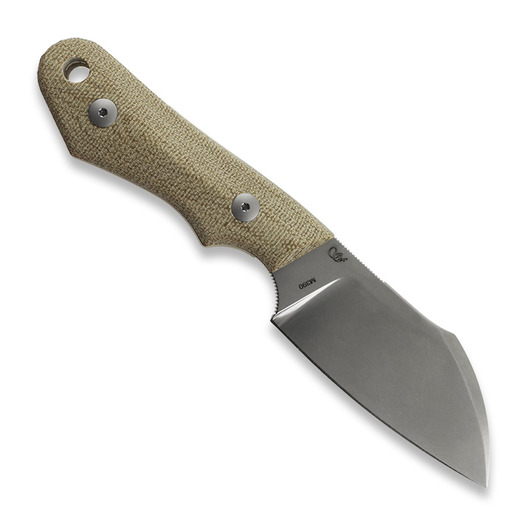 Coltello Viper Handy 2 - Stonewashed - Canvas Micarta, Natural VT4050CN