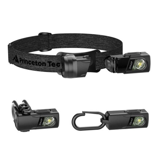 Frontal Princeton Tec Snap Modular Kit 450 headlamp, black