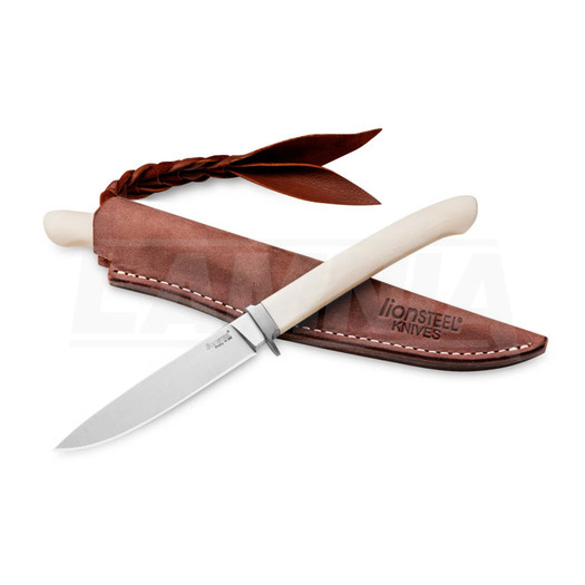 Lionsteel Ago - White micarta kés AG01MW