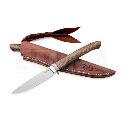 Nazis Lionsteel Ago - Green Сanvas micarta AG01CVG